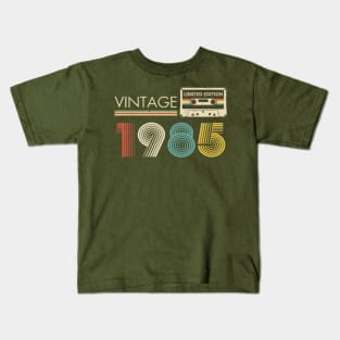 Vintage 1985 Limited Edition Cassette Kids T-Shirt